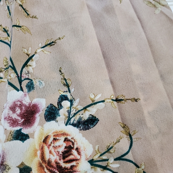 NWT Smocked Floral off shoulder maxi sundress beach dress - Picture 6 of 7